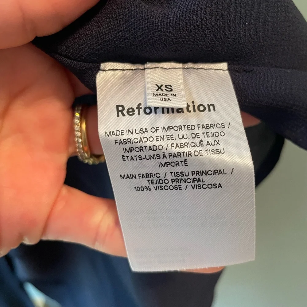 Reformation Melba Dress in Mademoiselle XS - Picture 7 of 8